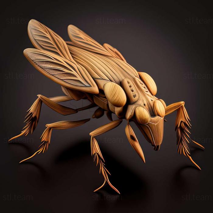 3D модель Myrmosa nigrofasciata (STL)